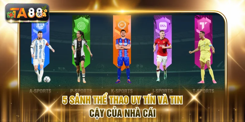 5 sảnh thể thao uy tín và tin cậy của nhà cái